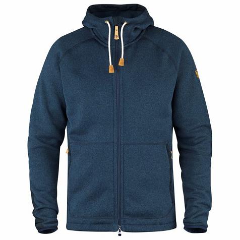 Fjallraven Övik Hoodies Navy Singapore For Men (SG-56597)